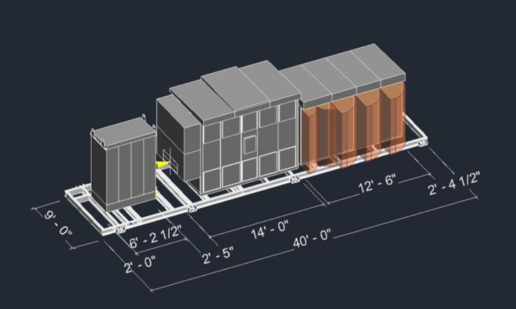 Integrated electrical skid system concept